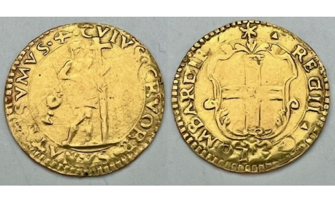 Reggio Emilia, Ercole II d'Este 1534-1559, Scudo d'Oro BB